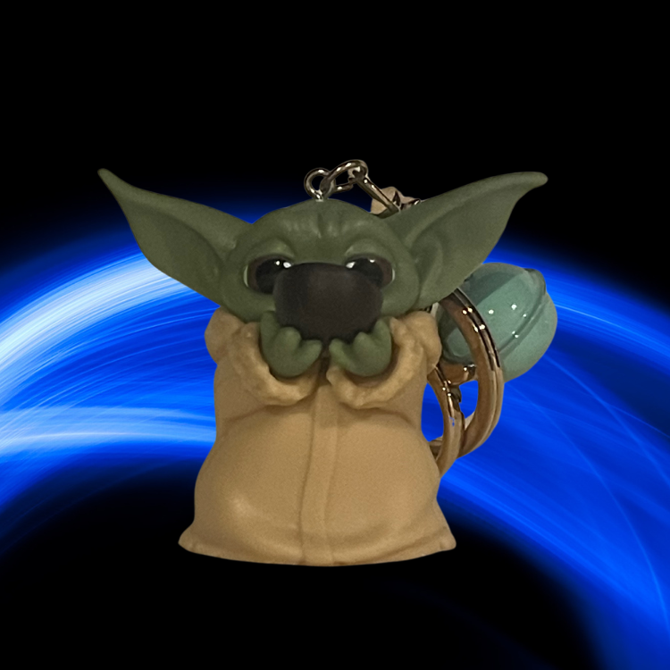 BABY YODA KEYCHAIN WITH BELL