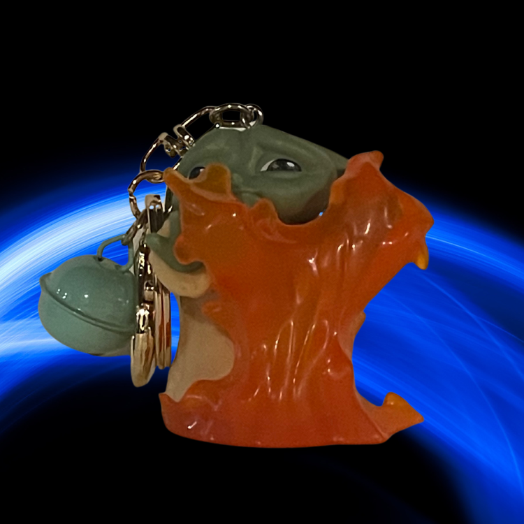 BABY YODA KEYCHAIN WITH BELL