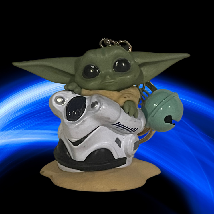BABY YODA KEYCHAIN WITH BELL
