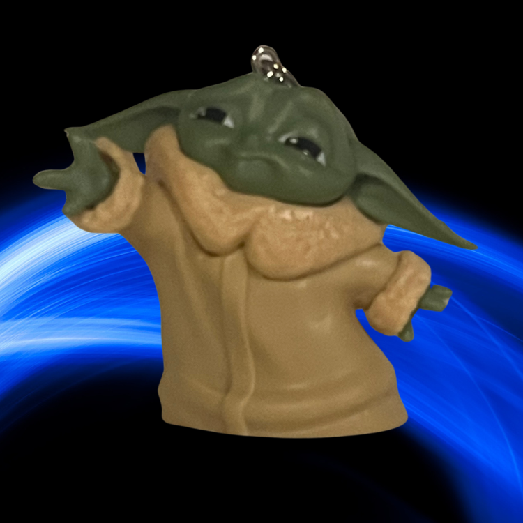 BABY YODA KEYCHAIN WITH BELL